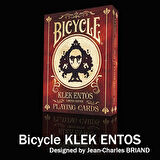 Bicycle Klek Entos Marked Red işaretli Premium Oyun Kağıdı iskambil Kartları Destesi
