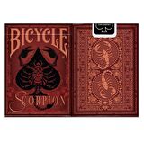 Bicycle Scorpion Oyun Kağıdı Kartı iskambil Kartları Destesi Red (Kirmizi)