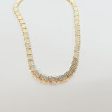 Biem Çelik Zirkon Taşlı Kolye