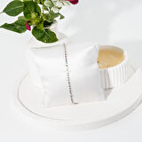 Biem Gümüş Renk Lastik Bileklik