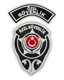 Özel Güvenlik Arması, Özel Güvenlik Yönetmeliğe Uygun, Nakış Desenli