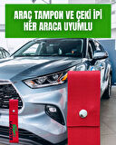 Timsah Tasarımlı, Kırmızı Renk Yüksek Kalite Tampon & Çeki ipi