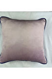 Kadife Biyeli Kırlent Kılıfı 40x40