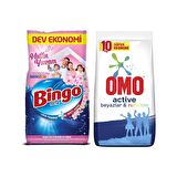 Bingo Matik 10 Kg + Omo Matik Renkliler ve Beyazlar için 10 Kg