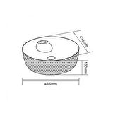 LENA TEZGAHÜSTÜ LAVABO E-5001A (ALTIN)