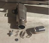 Monero AKRAPOVIC TARZI PERFORMANS EKSOZ SUSTURUCULU GRİ