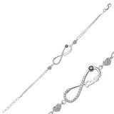 Gümüş Sonsuzluk Canım Kadın Bileklik