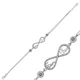 Gümüş Sonsuzluk Sen Ben Kadın Bileklik