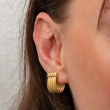 Gümüş Trabzon Hasır Çivili Kadın Küpe