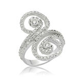 Gümüş Sonsuzluk Kadın Yüzük