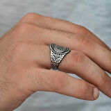 ​Gümüş Kelime-i Tevhid Erkek Yüzük