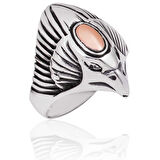 Gümüş Kartal Kafası Erkek Yüzük