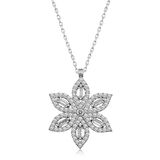 Gümüş Nergiz Çiçeği Kadın Kolye