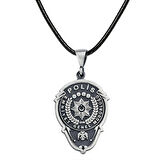 Gümüş Emniyet Teşkilatı Polis Armalı Kolye