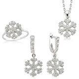 Gümüş Kar Tanesi Kadın Set
