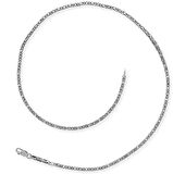 Gümüş Kral Zincir - 3 mm Köşeli