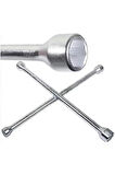 Kamyonet Için Profesyonel Tekerlek Bijon Anahtarı 17-19-21-23 mm