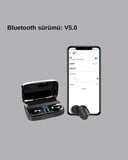 A10s Kablosuz Bluetooth Kulaklık – 1800mah Powerbank, Otomatik Eşleşme, İos/android Uyumlu