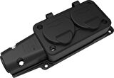 Bemis Kauçuk 2'li İkili Grup Priz 2x16 Amper 220 Volt BK1-1402-3612