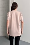 Balenbi Kadın Modal Bisiklet Yaka Basic Yarım Kollu T-Shirt 1211