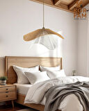 BREEZE MODELİ - HASIR EL YAPIMI BOHEM ASİMETRİK ŞEKİLLİ RUSTİK AVİZE