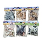 SH-P9904-07AL 6 AST 7PCS ASLAN-KAPLAN-ZÜRAFA-İNEK-FİL(Belirtilen fiyat, tekli satış için adet fiyatı