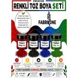 Toz Mum Boyası Seti 10 cc 4’lü – Soya & Parafin Wax Için – Kırmızı, Siyah, Mavi, Yeşil BKFAB4KSMY10G