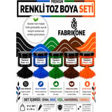 Toz Mum Boyası Seti 10 cc 5'li – Soya & Parafin Wax Için – Siyah, Mavi, Yeşil, Kahverengi, Turuncu BKFAB5SMYKHT10G