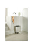 BRABANTIA -BO HI FPP MATT STEEL AYAKLI ÇÖP KUTUSU 7L