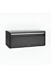 Brabantia Ekmek Kutusu Confıdent Grey Köşeli Çelik Ekmek Sepeti