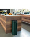 ÇELİK ÇÖP KUTUSU PINE GREEN NEW DOKUNMATİK 30 LT BRABANTİA ÇÖP KOVASI