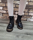 İçi Kürklü Kaydırmaz Kauçuk Taban Suya ve Soğuğa Dayanıklı Bağcıklı ve Fermuarlı Bot