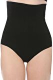 Kadın Uzun Göbek Toparlayıcı Külot Korse Siyah 2465