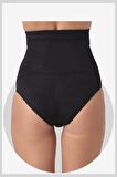 Kadın Yüksek Bel Siyah Slip Korse 9s03