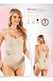 9016 Ayar Askılı Çıtçıtlı Body Korse