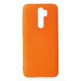 Newface Xiaomi Redmi Note 8 Pro Kılıf Nano içi Kadife Silikon - Turuncu
