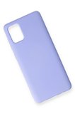 Newface Samsung Galaxy A71 Kılıf Nano içi Kadife Silikon - Lila