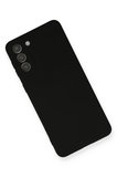 Newface Samsung Galaxy S21 Plus Kılıf Nano içi Kadife Silikon - Siyah