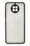 Newface Xiaomi Redmi Note 9 5G Kılıf Montreal Silikon Kapak - Siyah