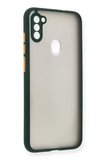 Newface Samsung Galaxy A11 Kılıf Montreal Silikon Kapak - Yeşil