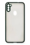 Newface Samsung Galaxy A11 Kılıf Montreal Silikon Kapak - Yeşil