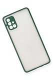 Newface Samsung Galaxy A71 Kılıf Montreal Silikon Kapak - Yeşil