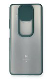 Newface Xiaomi Mi 10T Lite Kılıf Palm Buzlu Kamera Sürgülü Silikon - Yeşil
