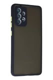 Newface Samsung Galaxy A72 Kılıf Montreal Silikon Kapak - Lacivert