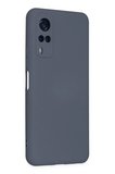 Newface Vivo Y53S Kılıf Nano içi Kadife Silikon - Gri