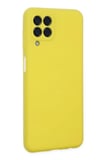 Newface Samsung Galaxy M33 Kılıf Nano içi Kadife Silikon - Sarı