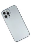 Newface Apple iPhone 12 Pro Max Kılıf Nano içi Kadife Silikon - Sky Blue