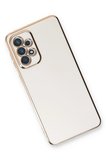 Newface Samsung Galaxy A53 5G Kılıf Volet Silikon - Beyaz