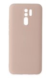 Newface Xiaomi Redmi 9 Kılıf Nano içi Kadife Silikon - Pudra