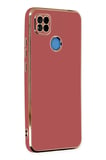 Newface Xiaomi Redmi 9C Kılıf Volet Silikon - Kırmızı